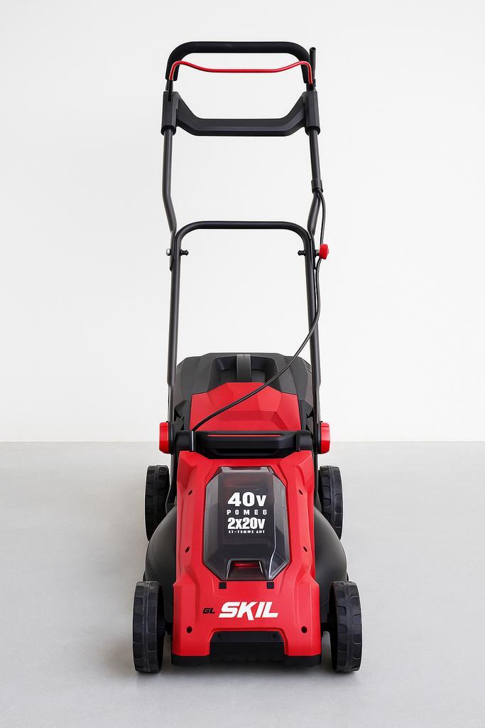 SKIL 40V (2x20V) accu grasmaaier., Tuin en Terras, Verticuteermachines, Zo goed als nieuw, Accu, Ophalen