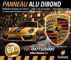 Aluminium dibond panelen 60 cm hoog, gepersonaliseerd logo., Ophalen of Verzenden, Nieuw, Reclamebord