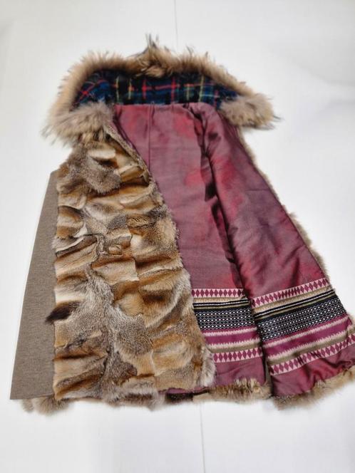 Geweldig vest van bont en wol van Bazar Deluxe, Kleding | Dames, Bodywarmers, Zo goed als nieuw, Maat 38/40 (M), Bruin, Ophalen of Verzenden
