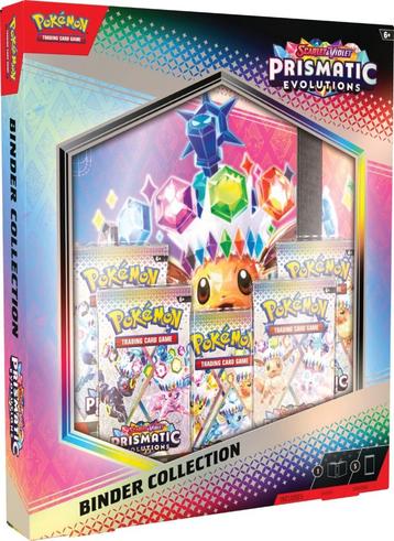 Pokemon TCG Scarlet & Violet 8.5 Prismatic Evolutions Binder, Enlèvement ou Envoi, Neuf, Plusieurs cartes, Foil