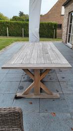 Tuintafel in teak van *Manutti* zeer zware degelijke tafel, Tuin en Terras, Ophalen of Verzenden, Zo goed als nieuw