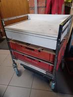 Verrijdbare trolley voor werkgerief met 4 schuiven, Enlèvement, Utilisé