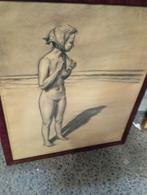 Ets tekening Leo tomsin, Antiek en Kunst, Ophalen