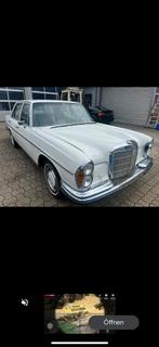 Mercedes 280se 3.5 wit blauw, Auto's, Particulier, Blauw, Te koop