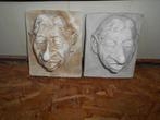 Gainsbourg: 2 bustes oude schurk (22 cm x 19 cm), Gebruikt, Mens, Ophalen