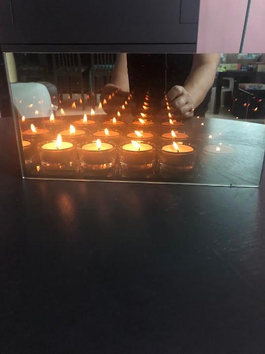 Boite à bougies 3D miroir, Maison & Meubles, Accessoires pour la Maison | Bougeoirs & Bougies, Comme neuf, Bougie, Moins de 25 cm