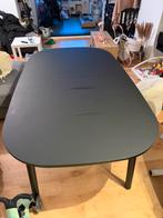 Ovale eettafel, Huis en Inrichting, Tafels | Eettafels, Ophalen, 50 tot 100 cm, Zwart, 150 tot 200 cm