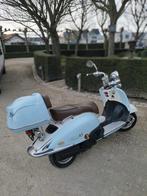 Retro blauwe scooter 125 cc te koop + zwarte scooter 125 cc, Motos, Particulier, Scooter, NECO