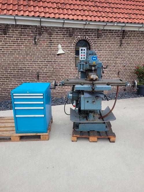 Nette freesbank metaal freesbank 2e eigenaar, Doe-het-zelf en Bouw, Gereedschap | Freesmachines, Zo goed als nieuw, Elektrisch