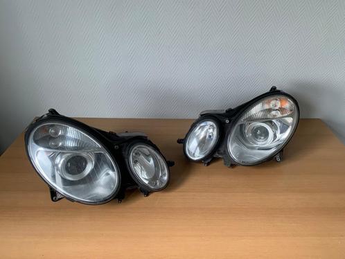 koplamp set mercedes E-klasse W211 2002 tot 2009 Lens, Auto-onderdelen, Verlichting, Mercedes-Benz, Gebruikt, Ophalen of Verzenden