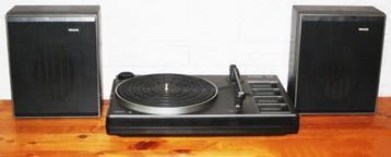 Philips Stereo 310 Platenspeler / Jaren 70 / + Luidsprekers beschikbaar voor biedingen