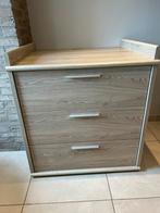 Verzorgingstafel/commode met 3 opberglades, Kinderen en Baby's, Kinderkamer | Commodes en Kasten, Opstaande rand, Gebruikt, Commode