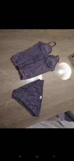 Korset / BH 75B lingerieset, Ophalen of Verzenden, Grijs, BH