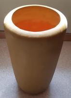 Grand vase, Jaune, Pierre, Comme neuf, Enlèvement