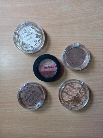 Collectie 5 diverse glitter oogschaduws Mylene  beschikbaar voor biedingen