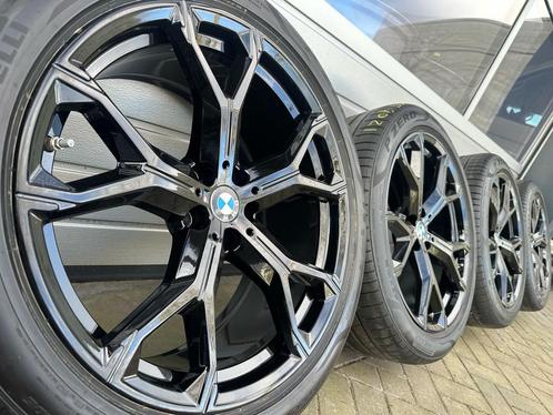 Originele 21 inch BMW breedset velgen X5 X6 G05 G06 banden, Auto-onderdelen, Banden en Velgen, Banden en Velgen, Zomerbanden, 21 inch