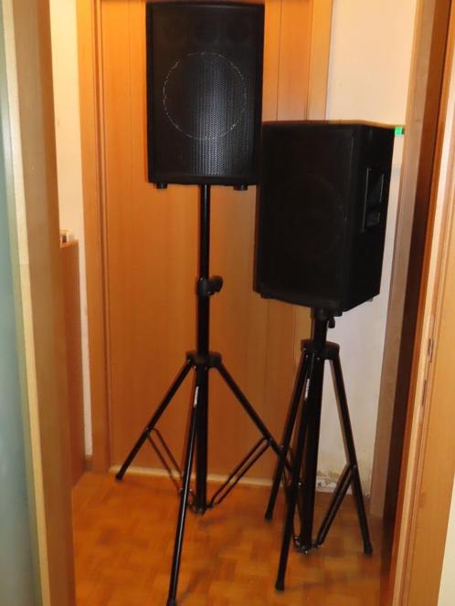 À VENDRE : NOUVEAUX ENCEINTES AVEC SUPPORTS DE CAISSON, TV, Hi-fi & Vidéo, Enceintes, Comme neuf, Autres types, 120 watts ou plus