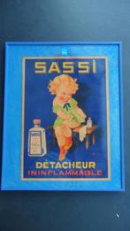Reclame affiche SASSI, Ophalen of Verzenden