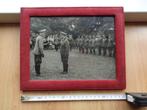 Unieke WO2 foto , nog origineel ingekaderd, Verzamelen, Militaria | Tweede Wereldoorlog, Ophalen of Verzenden, Landmacht, Foto of Poster