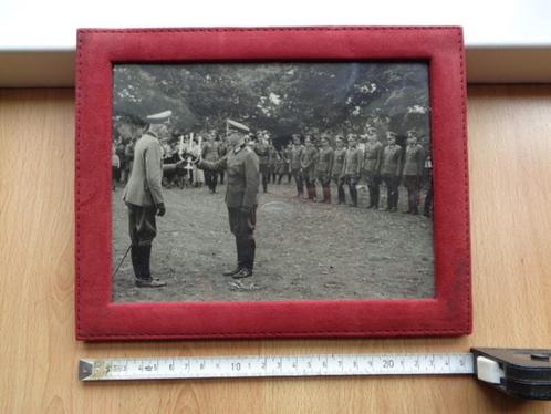 Unieke WO2 foto , nog origineel ingekaderd, Verzamelen, Militaria | Tweede Wereldoorlog, Landmacht, Foto of Poster, Ophalen of Verzenden