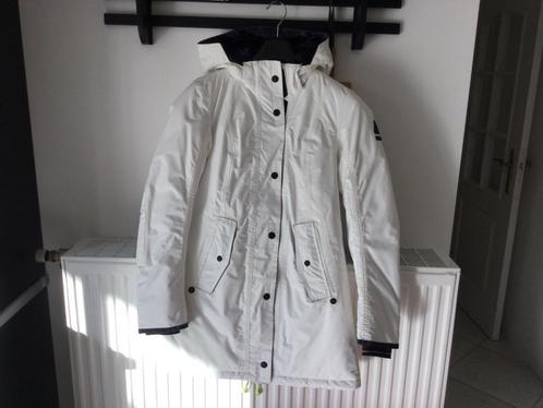 Winterjas, Kleding | Dames, Jassen | Winter, Zo goed als nieuw, Maat 38/40 (M), Wit, Ophalen
