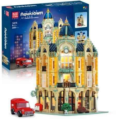 Mould King Novatown postkantoor met LED licht, nieuw in doos, Kinderen en Baby's, Speelgoed | Duplo en Lego, Nieuw, Lego, Complete set