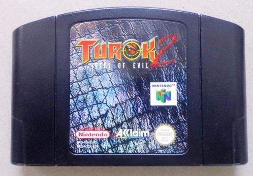 Turok 2 Seeds of Evil voor Nintendo 64, Games en Spelcomputers, Games | Nintendo 64, Gebruikt, Ophalen of Verzenden