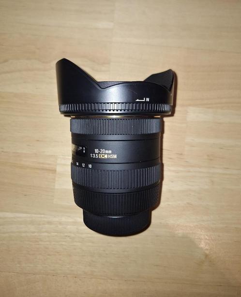 Sigma 10-20mm f/3.5 EX DC HSM monture Nikon, Audio, Tv en Foto, Foto | Lenzen en Objectieven, Zo goed als nieuw, Groothoeklens