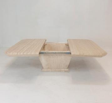 Vintage travertin design bar - salontafel jaren 70  beschikbaar voor biedingen