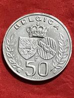 50fr Belgica jaar 1960, Ophalen, Zilver, Losse munt, Zilver