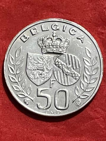 50fr Belgica jaar 1960 beschikbaar voor biedingen