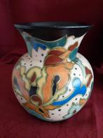 art deco vaas aren plateel, Ophalen of Verzenden