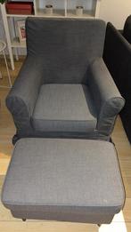 Canapé une place avec repose pied, Maison & Meubles, Enlèvement, Comme neuf