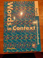 L. Carleton-Gertsch - Words in context, Boeken, Ophalen of Verzenden, Engels, Zo goed als nieuw, L. Carleton-Gertsch