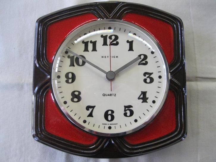 keramische klokken Junghans, Hettich en Peter, Antiek en Kunst, Antiek | Klokken, Ophalen of Verzenden