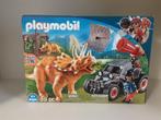 PLaymobil offroad buggy met dino - compleet, Ophalen of Verzenden, Zo goed als nieuw, Complete set