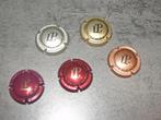 Champagnecapsules "Laurent-Perrier"  (5 stuks), Verzamelen, Ophalen of Verzenden, Nieuw