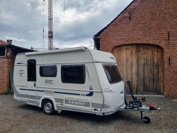 Fendt Saphir 410 QK caravan met stapelbedden beschikbaar voor biedingen