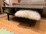 Salontafel zwartbruin glas verwijderbaar, Ophalen, Zo goed als nieuw, Glas