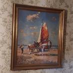 Mooi schilderij paardenvissers thema, Ophalen