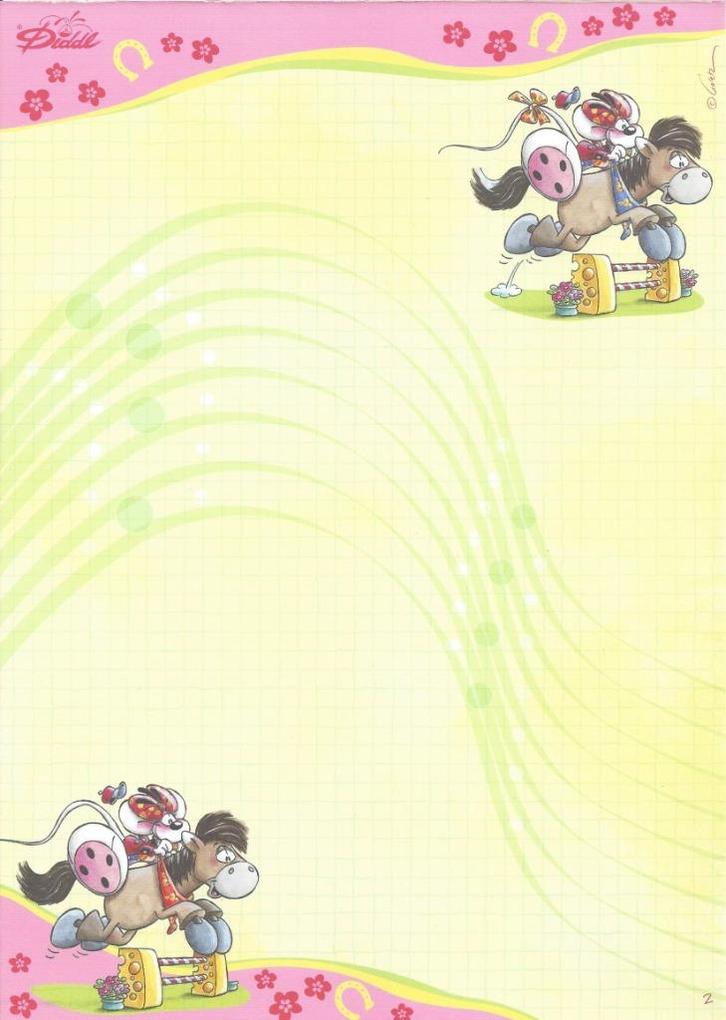 Diddl A4 nr 154 t.e.m. 157 - Zoekblaadjes., Verzamelen, Diddl, Nieuw, Papier, Kaart of Schrift, Diddl, Ophalen of Verzenden