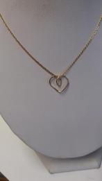 18K geelgouden harthanger, Handtassen en Accessoires, Kettinghangers, Geel, Nieuw, Ophalen of Verzenden, Hart