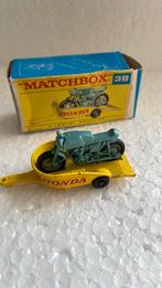 Matchbox 38 Honda Motorcycle with Trailer, Hobby en Vrije tijd, Ophalen of Verzenden