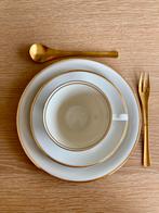 Bavaria kopjes en schoteltjes ecru goud, Antiek en Kunst, Antiek | Servies compleet, Ophalen