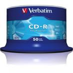 CD-R Verbatim 700MB 52X 80 minutes - 50 unités, Nieuw, Cd, Verbatim, Ophalen of Verzenden