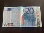 2002 Portugal 20 euro oude serie Trichet code U018, Postzegels en Munten, Verzenden, Portugal, 20 euro, Los biljet