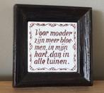 spreuk voor moeder, Ophalen of Verzenden, Zo goed als nieuw