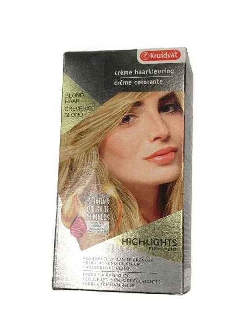 Balayage / Highlights creme kleuring blond, Handtassen en Accessoires, Uiterlijk | Haarverzorging, Nieuw, Ophalen of Verzenden