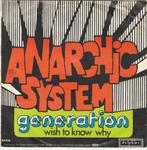 45T: Anarchic System: Generation   PopRock, Cd's en Dvd's, Rock en Metal, Gebruikt, Ophalen of Verzenden, 7 inch