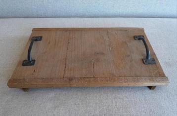 Decoratie plateau hout met handvatten - 35 cm beschikbaar voor biedingen